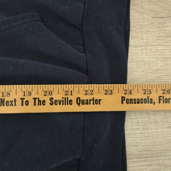 Disneyland Walt Disney World Mickey Mouse Hoodie Mens Size Medium Navy Blue Hane - Picture 5 of 7